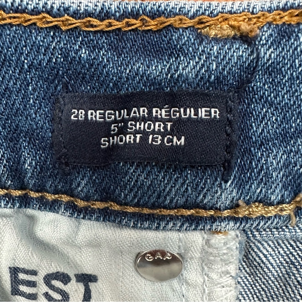 GAP Mid Rise Denim Short 5” - Picture 6 of 7